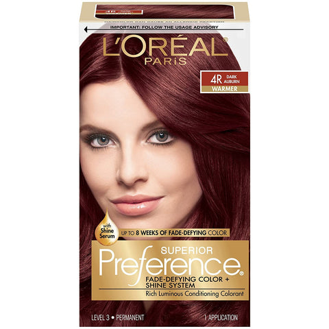 L’Oreal ParisSuperior Preference - 4R Dark Auburn (Warmer) 1 Each (Pack of 4)
