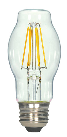 Satco S9576 Medium Light Bulb in Light Finish, 4.13 inches