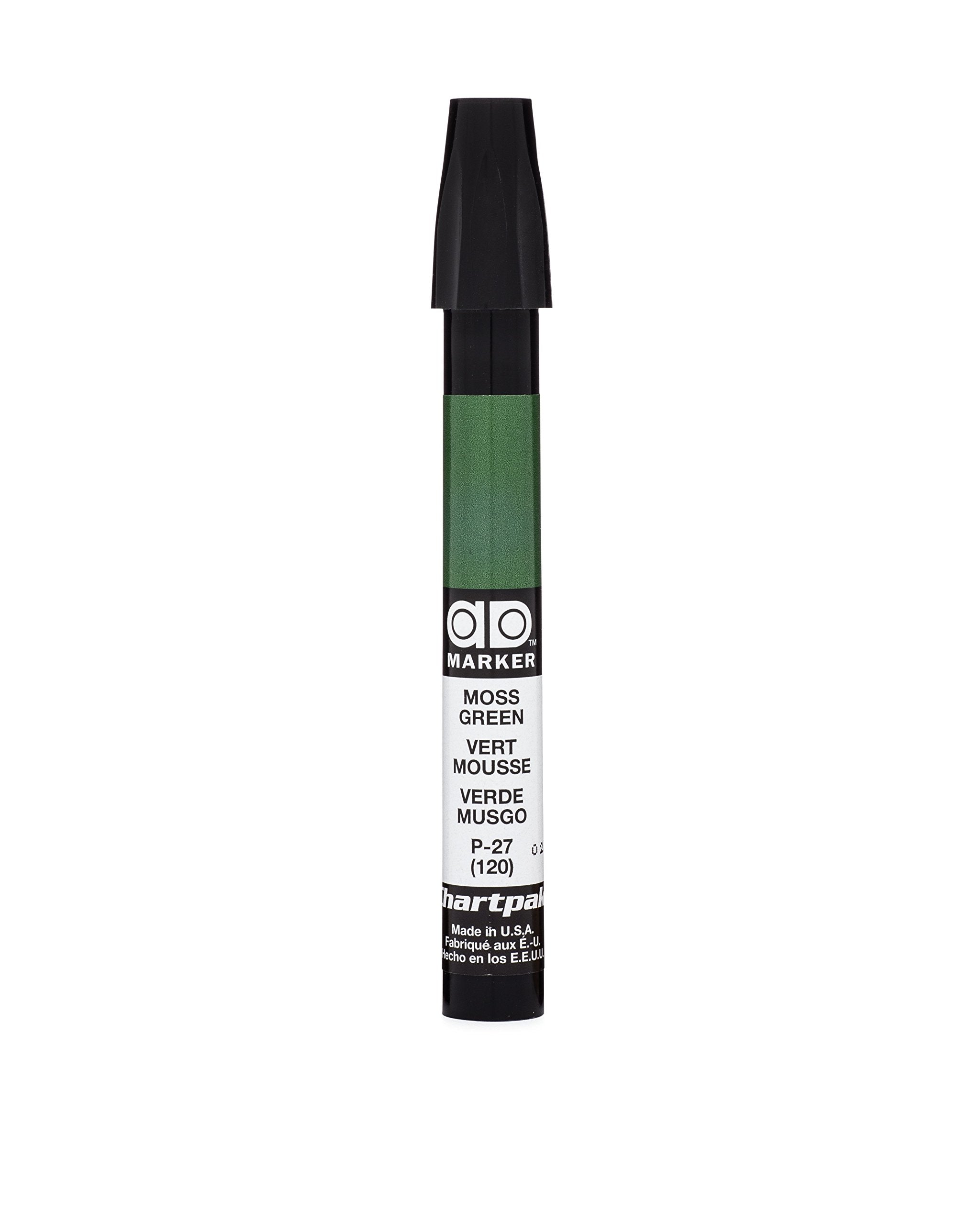 AD Marker The Original Chartpak, Tri-Nib, Moss Green, 1 Each (P27)