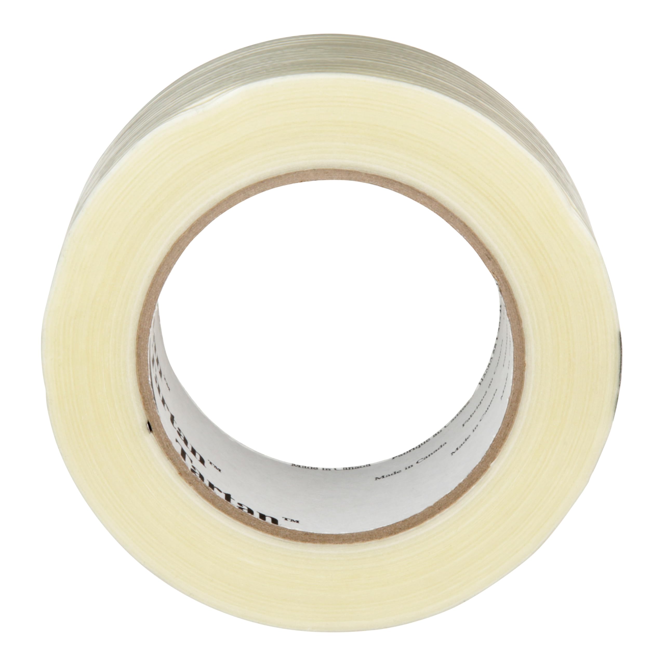 3M 8934 Tartan Filament Tape, Clear, 4 mil, 48 mm x 55 m, Pack of 24