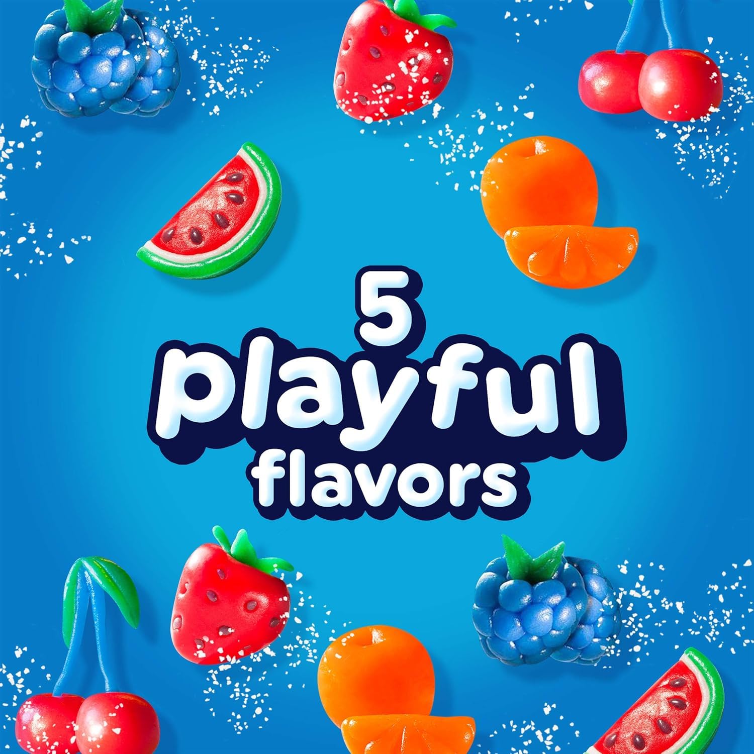 Airheads Candy, Soft Filled Bites, Assorted Fruit Flavors, Stand Up Bag, Party, Pantry, 9oz Bag, Box of 12 Bags