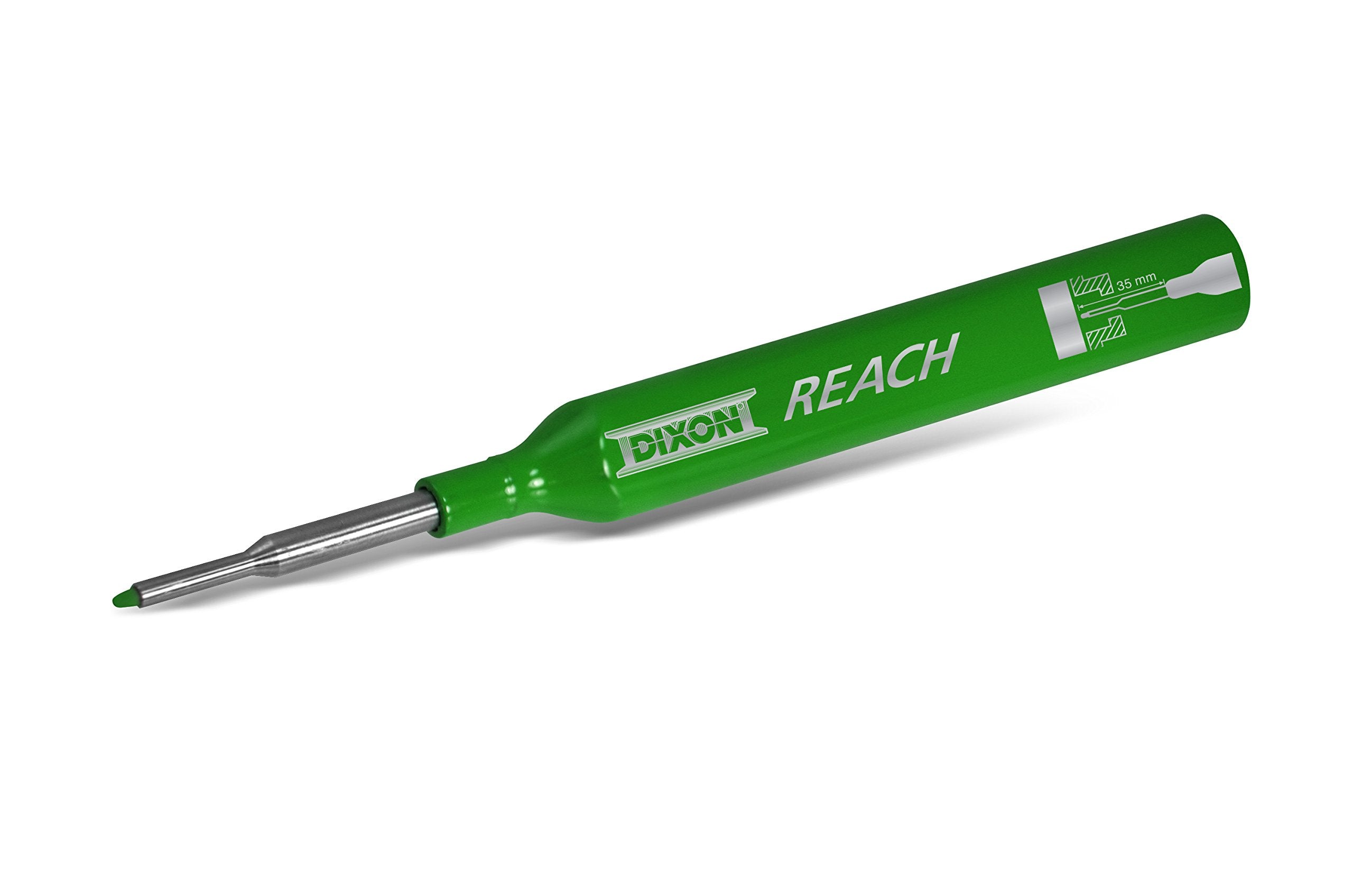Dixon Industrial REACH- Deep Hole Permanent Marker, Green, 1-Count (14204)