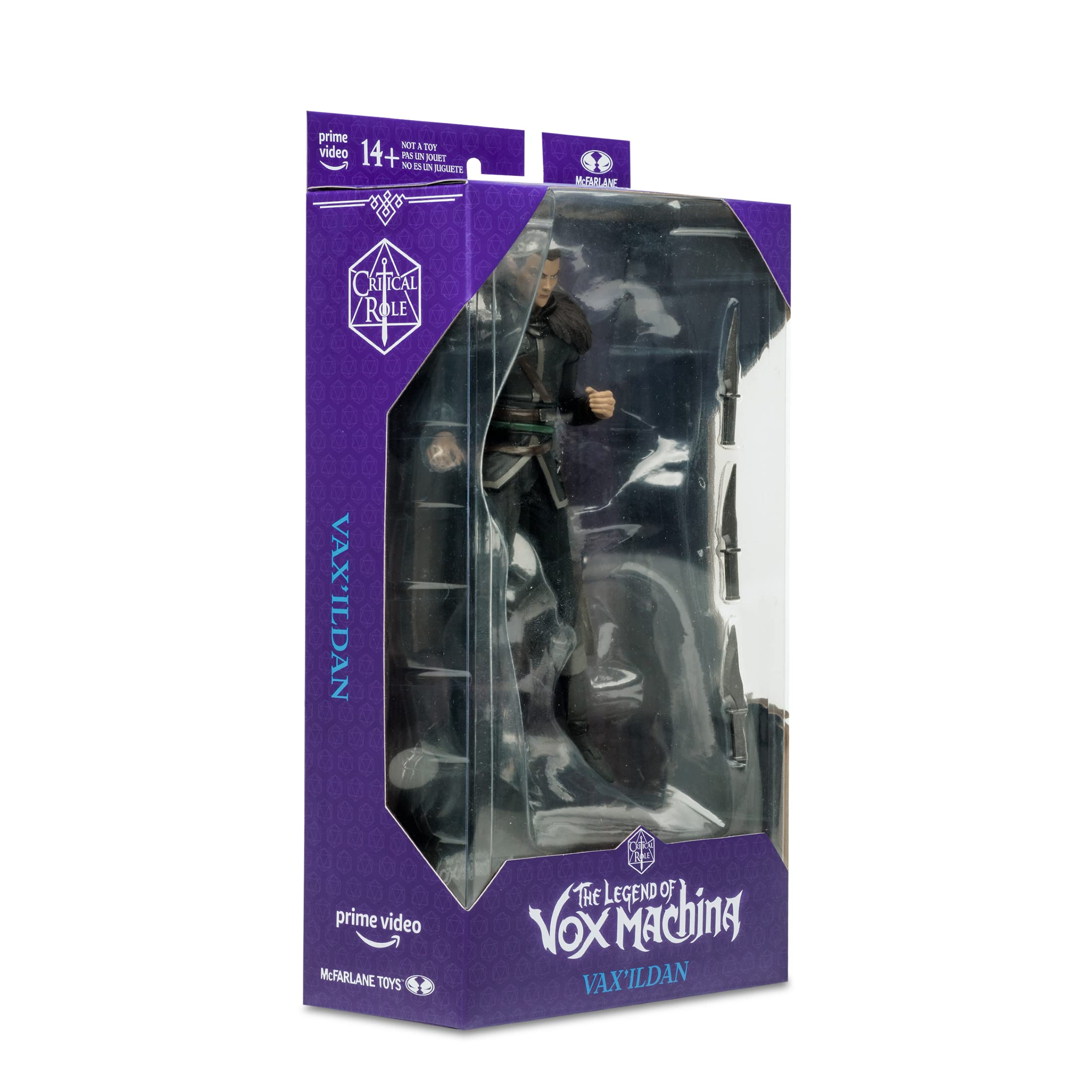 McFarlane Toys Critical Role 7IN Figures WV2 - Campaign 1 VOX Machina - VAX’ILDAN