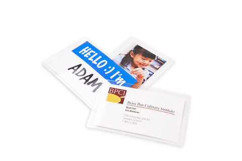 Xyron Laminating Sheets, 2-3/8" x 3-9/16" Pouches, Wallet Size, Cold Laminating, EZ-Sheet, 5 Pack (XSLP013)