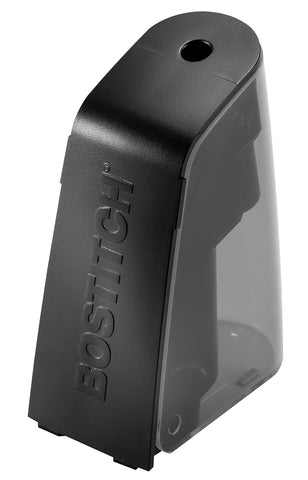 Bostitch Office Battery Pencil Sharpener, Hinged Tray, Colored Pencil Compatible, Blue (BPS2-BLUE) (BPS2-BLK)