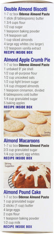 Odense, Almond Paste Gluten Free, 7 Ounce