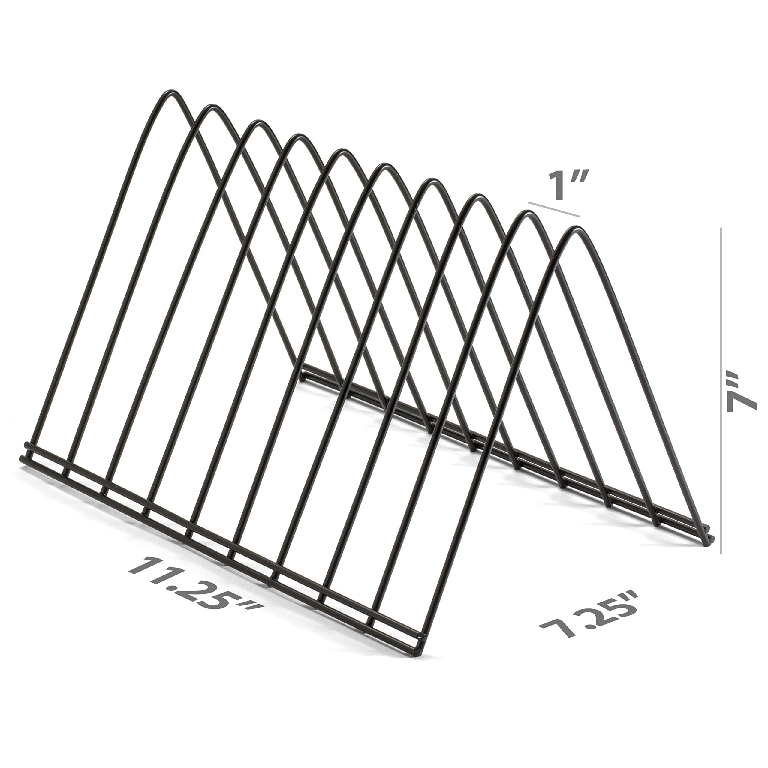 Officemate Triangular Wire File Sorter, Black (93150)