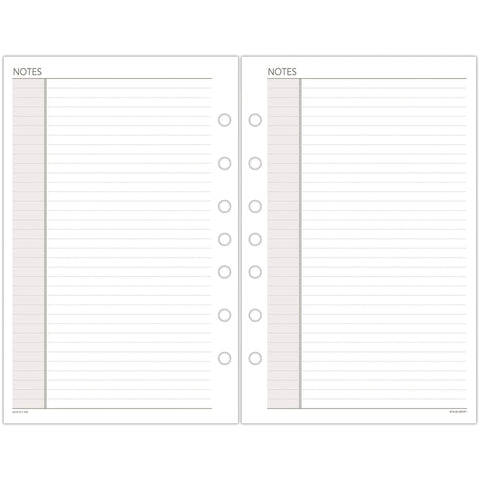AT-A-GLANCE Day Runner Notes Pages, 87228 DAY-TIMER, Refill, Loose-Leaf , Undated, for Planner, 5-1/2" x 8-1/2", Size 4, 30 Sheets/Pack (011-200)