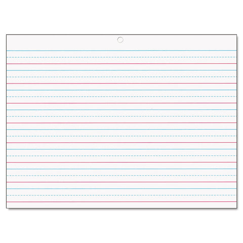 Pacon 2470 Multi-Sensory Handwriting Tablet, 10-1/2 x 8, 40 Sheets/Pad