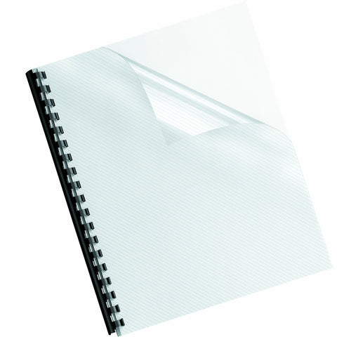 Fellowes Futura Premium Heavyweight Presentation Covers, Letter, Lined, 25 per Pack (5224501)