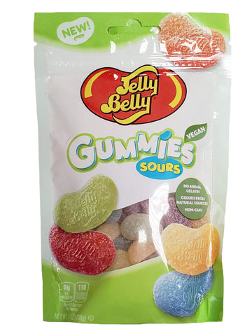 Jelly Belly Sour Gummies, 7 Ounce Bag - 5 Assorted Sour Fruit Flavors - Kosher, non-GMO, Vegan-Friendly Candy