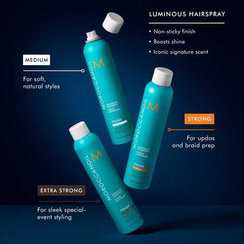 Moroccanoil Luminous Hairspray Medium, Travel Size, 2.3 Fl Oz