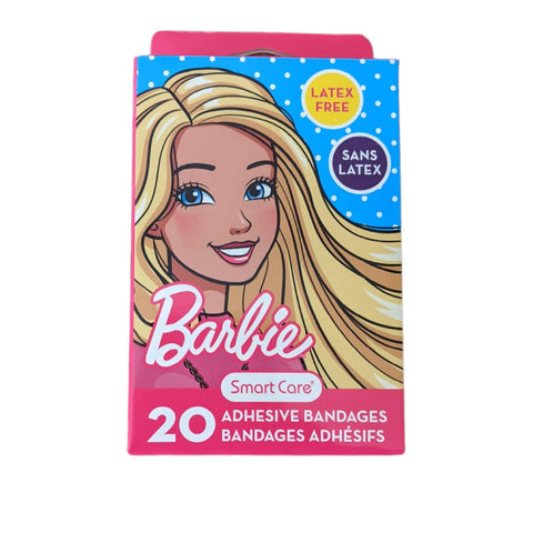 Smart Care Barbie Themed Sterile Adhesive Kids Bandages - Three Pack, Multi