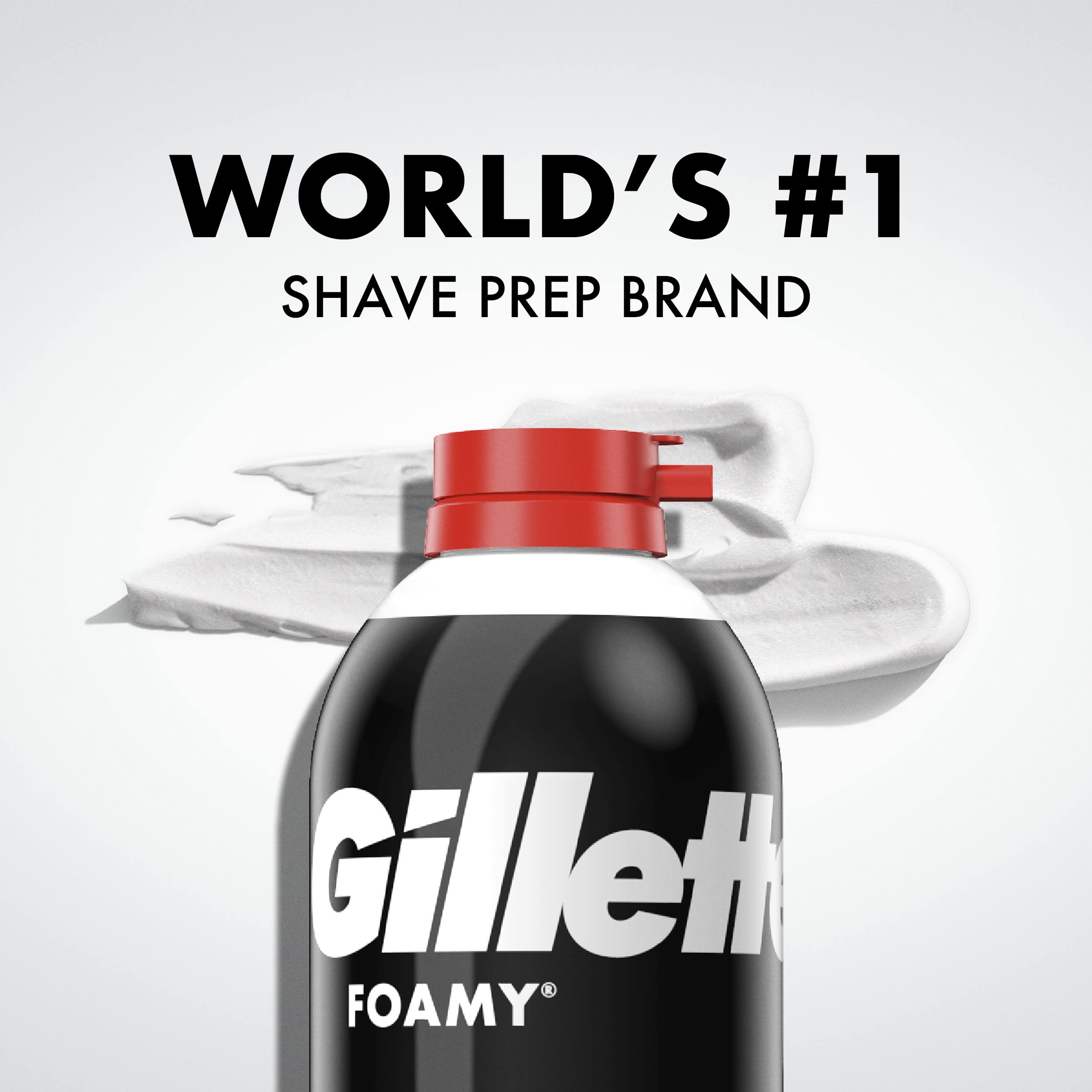 Comfort Glide Foamy Regular Shave Foam Men Shaving Foam by Gillette, 11 Ounce