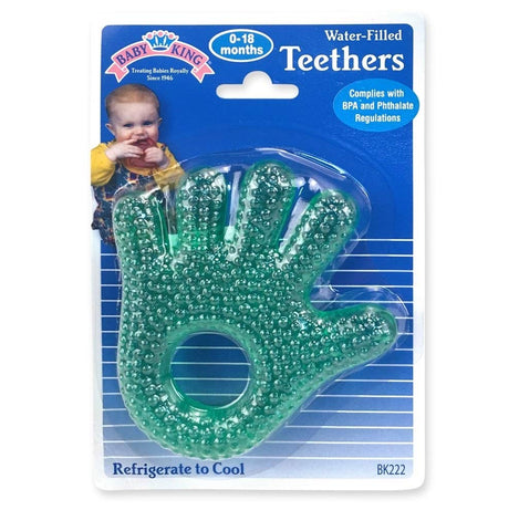 Babyking Water-Filled Hand and Foot Teethers, Assorted Colors, 1 Count