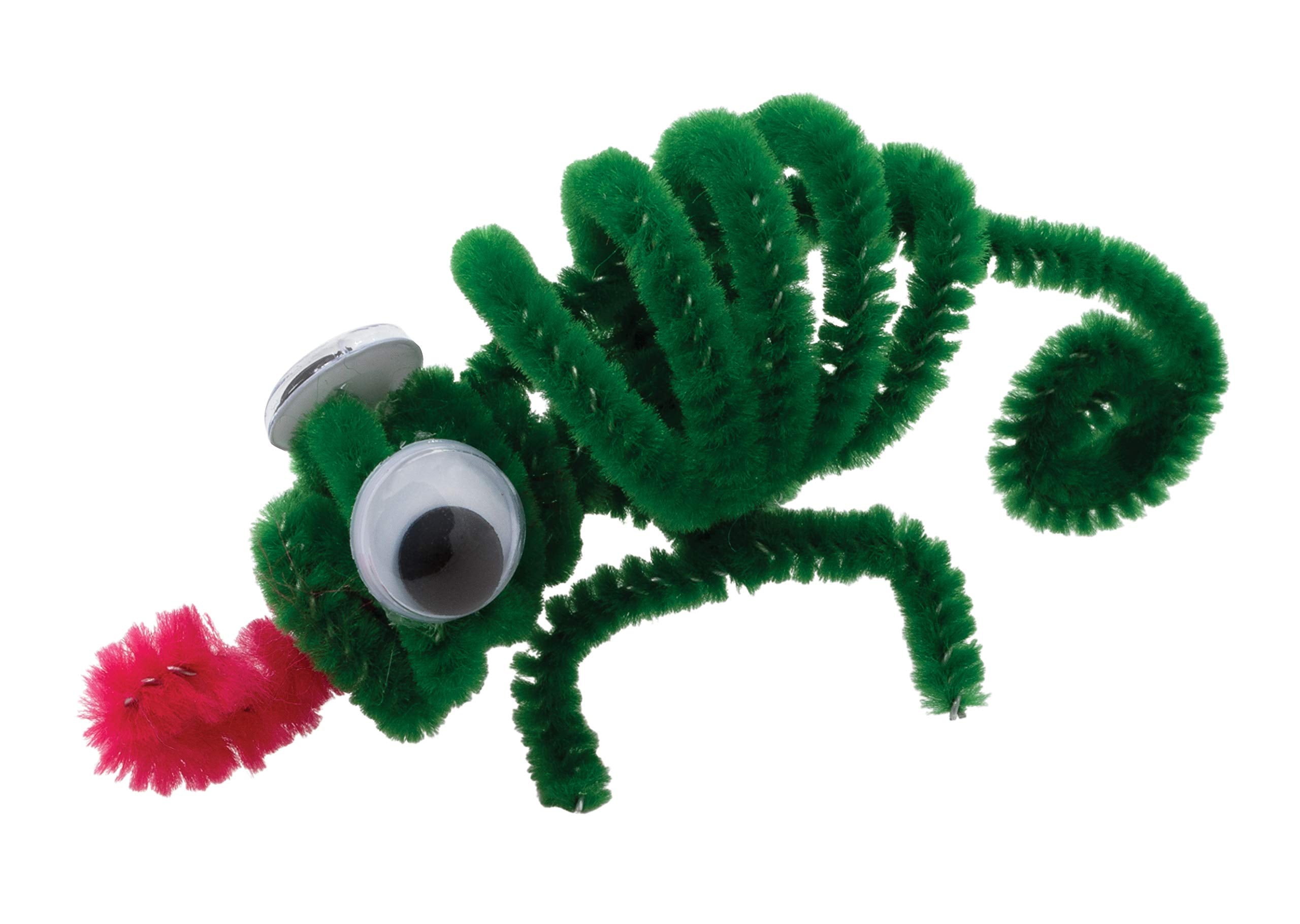 Creativity Street Chenille Stems/Pipe Cleaners, Dark Green, 12 Inch x 4mm, 100 Count