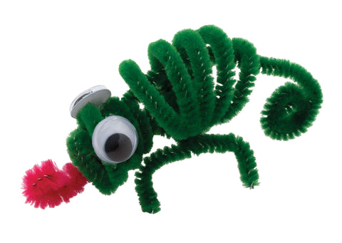 Creativity Street Chenille Stems/Pipe Cleaners, Dark Green, 12 Inch x 4mm, 100 Count