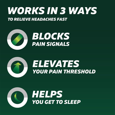Excedrin PM for Headache Relief, Acetaminophen 250mg, Aspirin 250mg, Diphenhydramine Citrate 38mg, Pain Reliever, Nighttime Sleep-Aid, 24 Count
