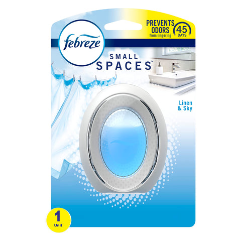 Febreze Odor-Fighting SMALL SPACES Air Freshener, Linen & Sky, 1 count