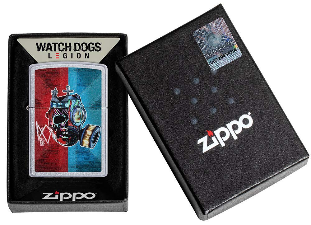 Zippo Watch Dog Legion Satin Chrome Pocket Lighter