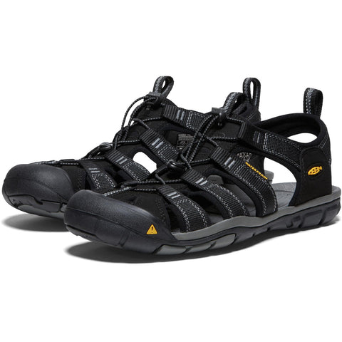 KEEN mens Clearwater Cnx-m Sandal, Black/Gargoyle, 11.5 US