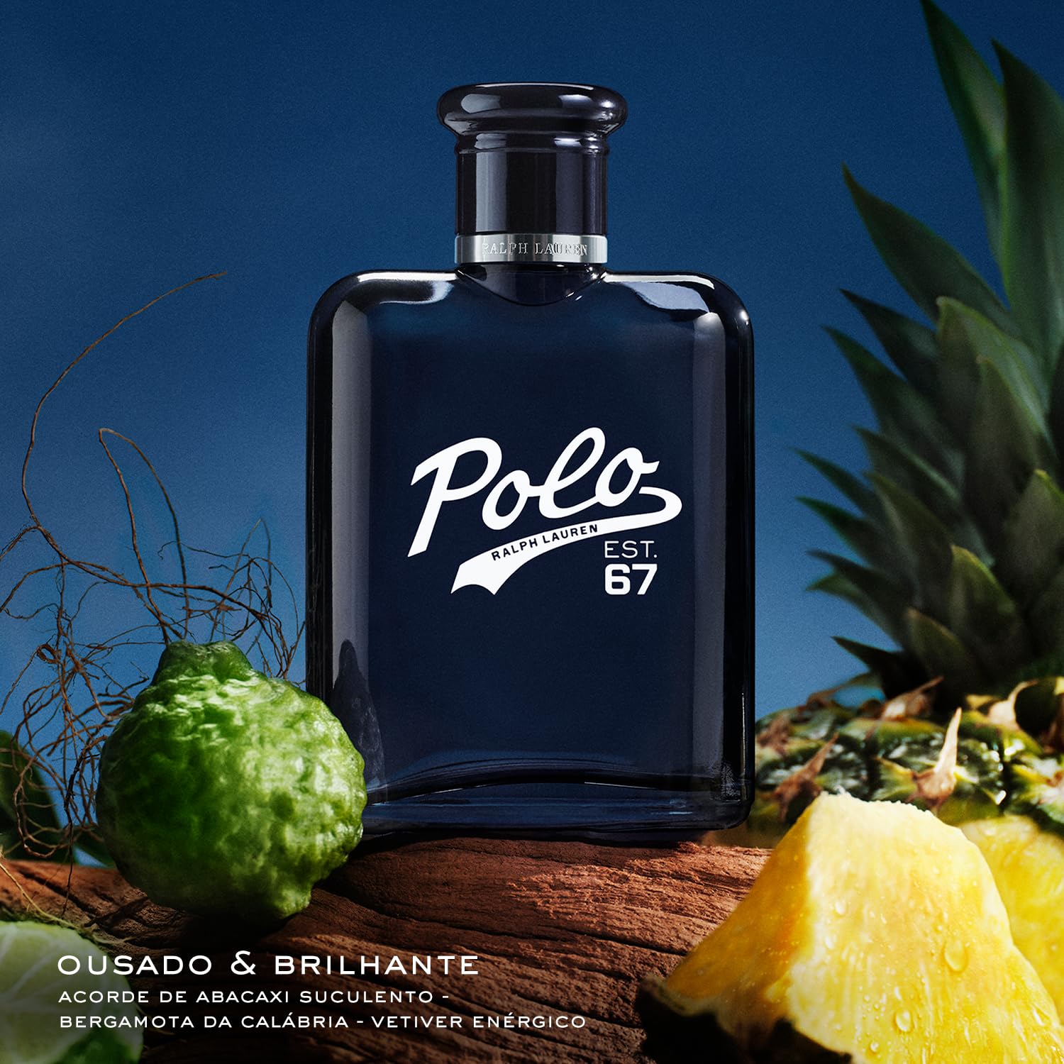RALPH LAUREN FRAGRANCES Polo 67 - Eau de Toilette - Cologne for Men - Woody & Solar Scent - With Pineapple, Bergamot, & Vetiver - 4.2 Fl Oz