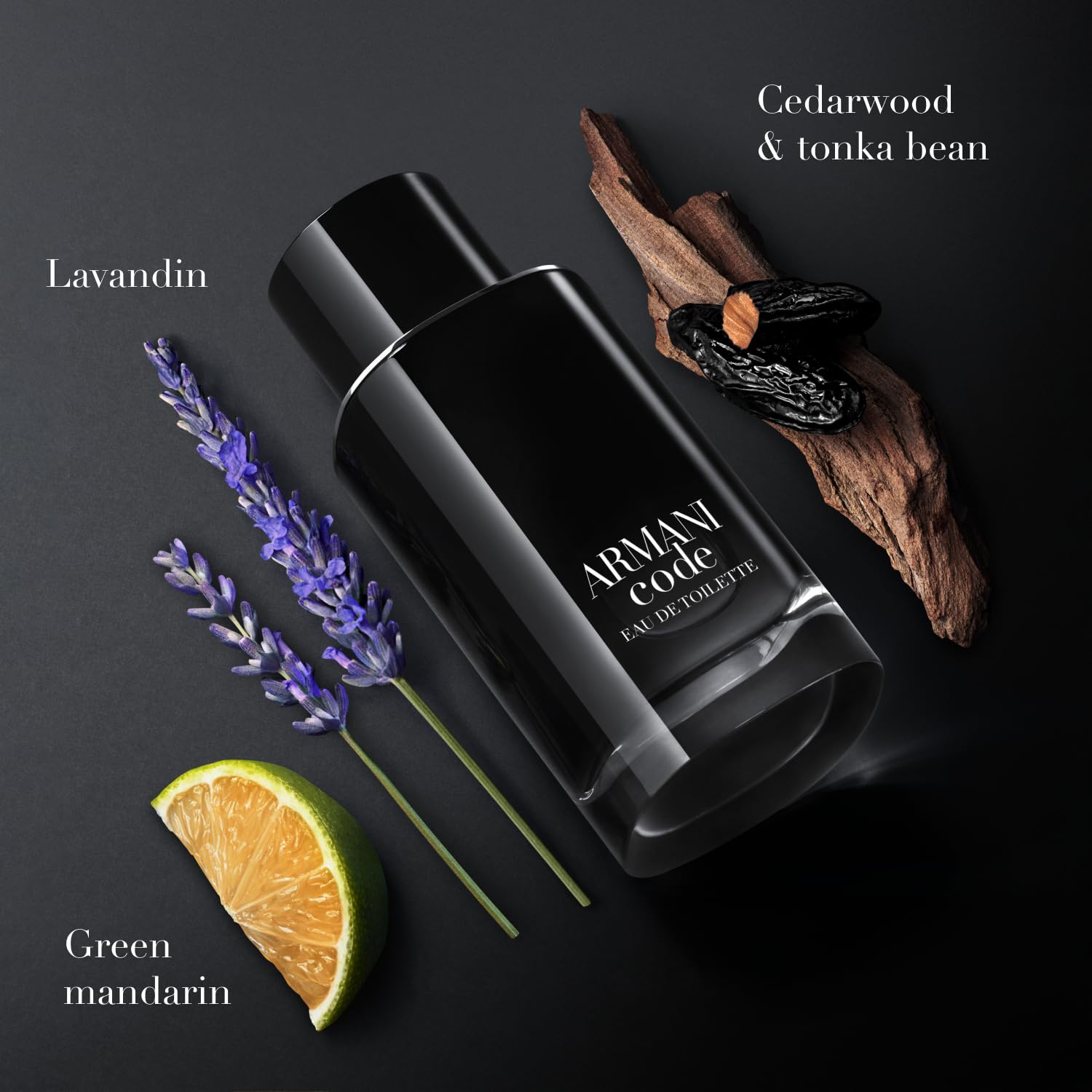 Armani Beauty - Code - Eau de Toilette Refill - Cologne for Men - Ambery Woody Fragrance - Citrus, Lavandin, Tonka Bean Notes - 5 Fl Oz