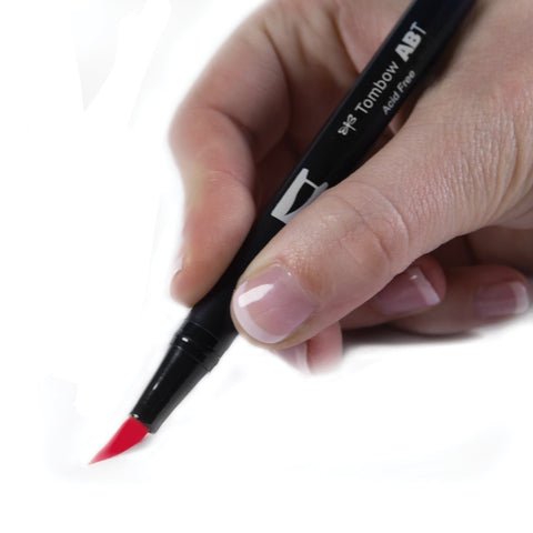Tombow Dual Brush Pen Art Marker, 835 - Persimmon, 1-Pack