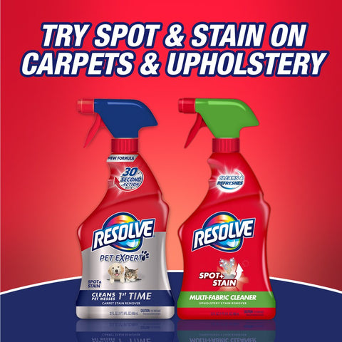 Resolve Carpet Steam Cleaner Solution, 22 fl oz Bottle, 2X Concentrate (Pack of 1)