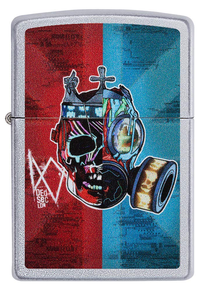 Zippo Watch Dog Legion Satin Chrome Pocket Lighter