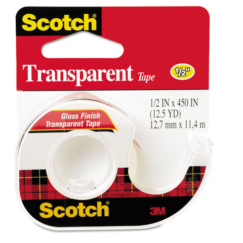 MMM144 - Scotch Transparent Tape in Hand Dispenser