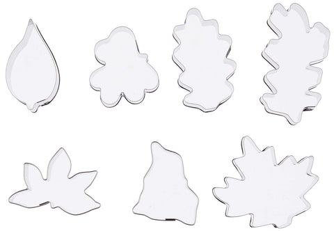 Ateco 7 pc Stainless Steel Leaf Cutter Set