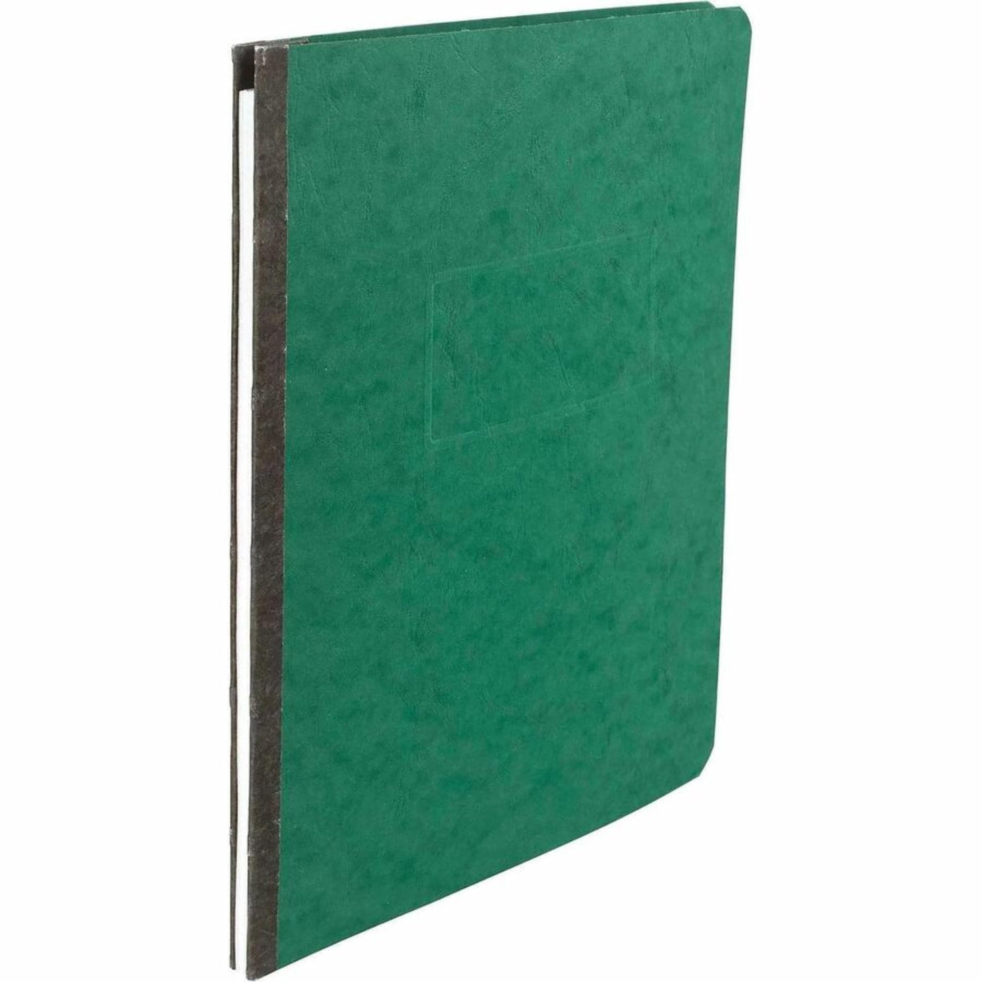 ACCO PRESSTEX Report Cover, Side Bound, Tyvek Reinforced Hinge, 8.5 Inch Centers, 3 Inch Capacity, Letter Size, Dark Green (A7025076A)