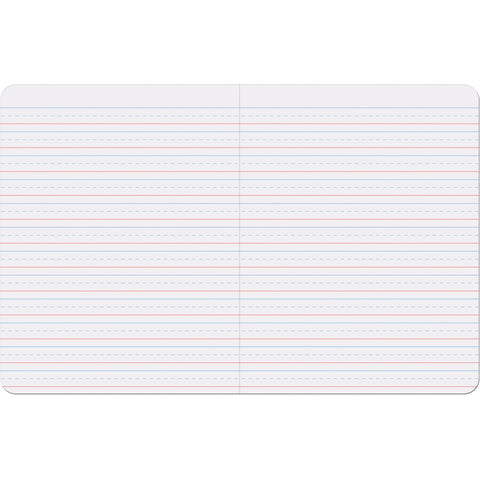 Pacon Composition Book, D'Nealian 1-3, Zaner-Bloser 2-3, Illustration Boxes/College Rule, Blue Cover, (100) 9.75 x 7.5 Sheets