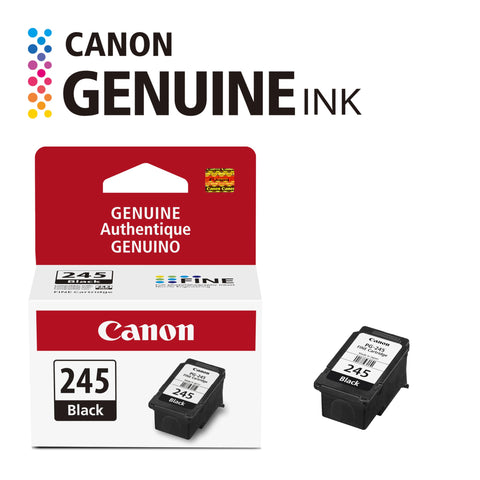 Canon PG-245 Genuine Black Ink Cartridge, Compatible with iP2820, MG2420/2924/2920/3020/2522/2525, MX492, TS3120/302/302a/202/202a/4520/3320
