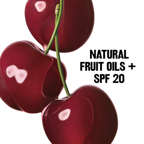 Revlon Kiss Tinted Lip Balm with SPF 20, Hydrating, Flavored, Infused with Natural Fruit Oils, 030 Sweet Cherry, 0.09 oz