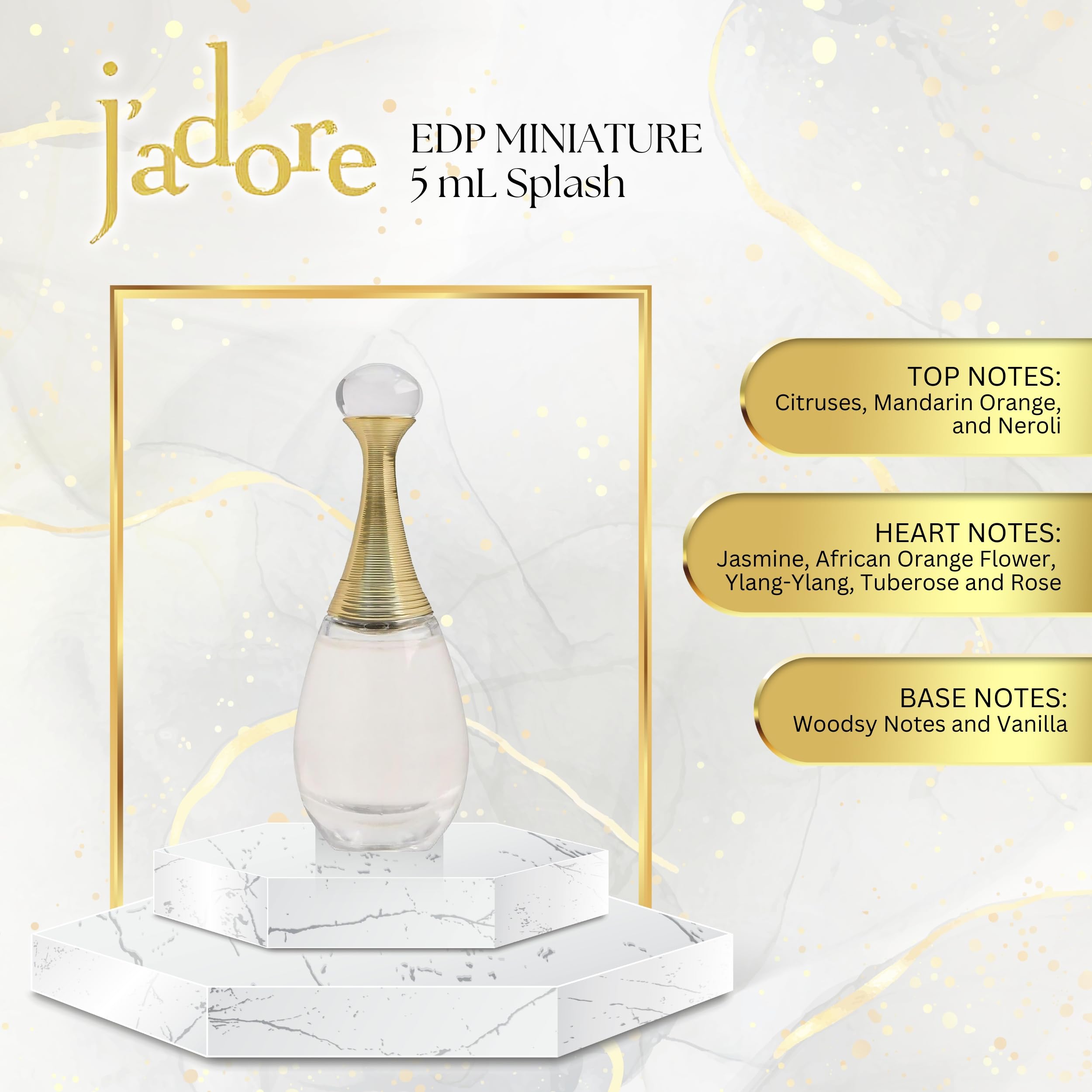 J'adore by Christian Dior for Women 0.17 oz Eau de Parfum Collectible