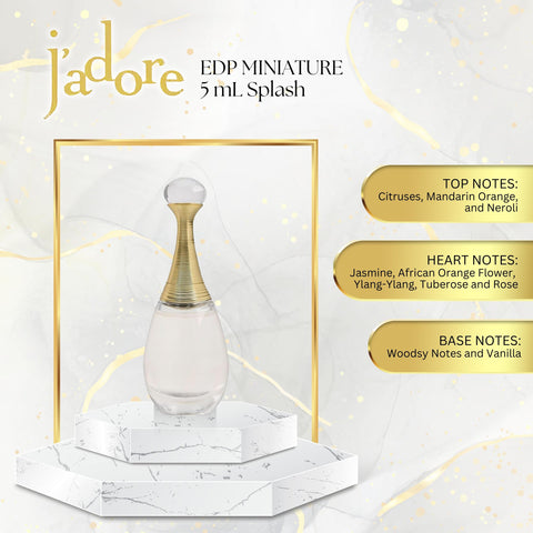 J'adore by Christian Dior for Women 0.17 oz Eau de Parfum Collectible