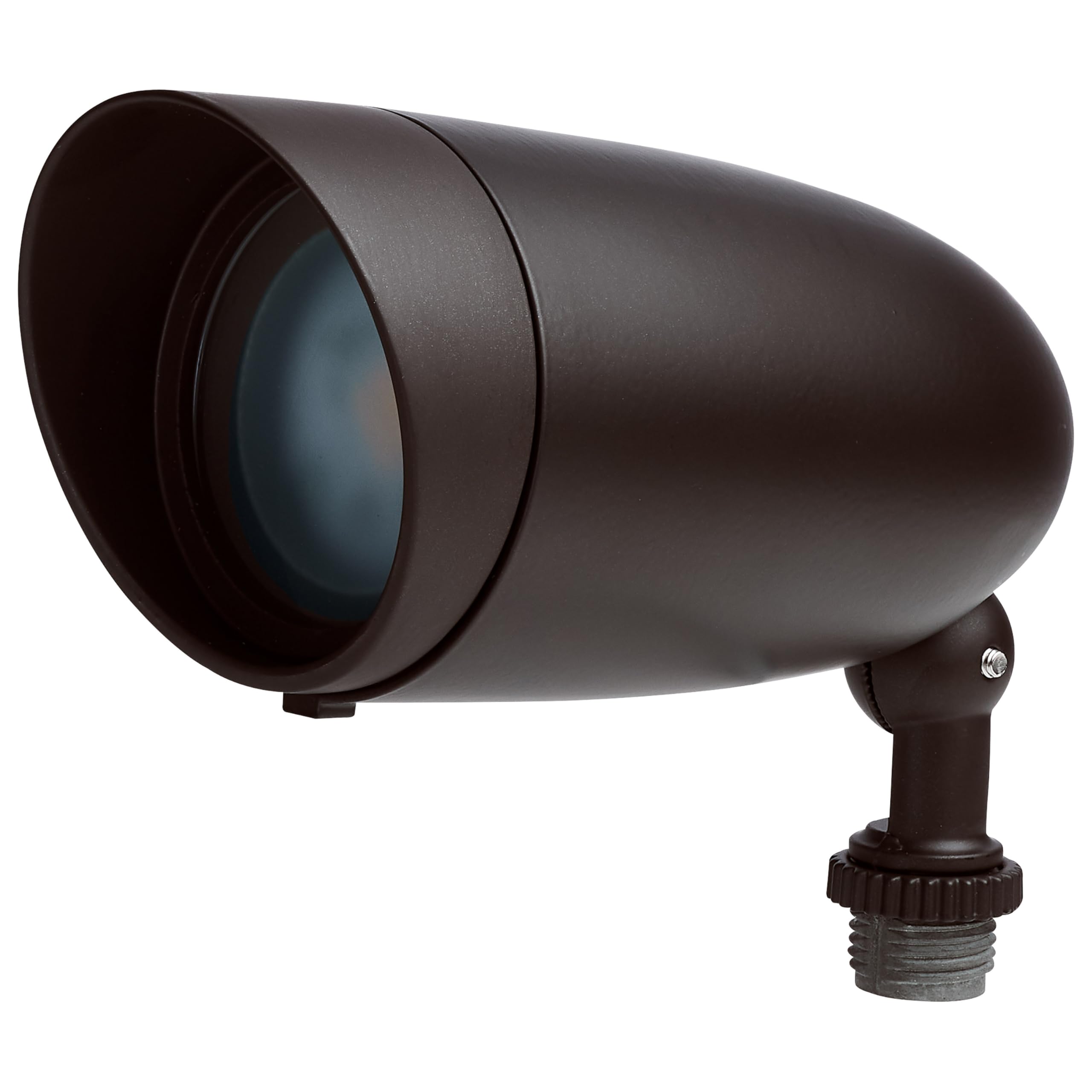 Nuvo 62-1205 Outdoor Landscape Spotlight, Waterproof LED Fixture, Yard Flood Light, 6.25-Inch Bronze, 3000K Warm White, 900 Lumens, 120V, Die-Cast Aluminum
