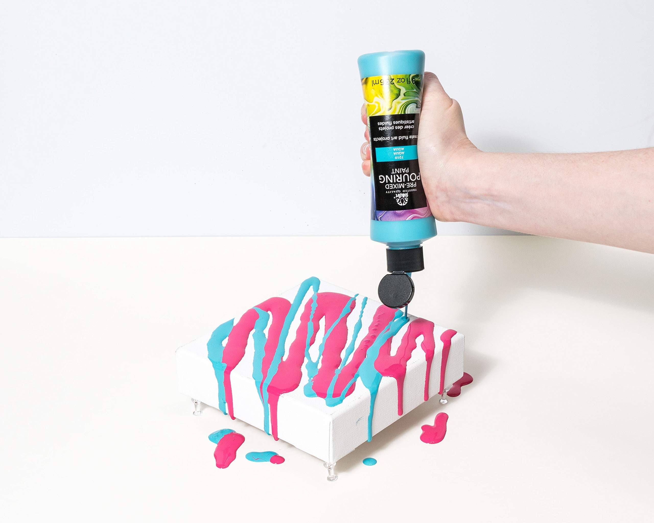 FolkArt Pre-Mixed Acrylic Pouring Paint, 8 oz, Aqua