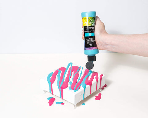 FolkArt Pre-Mixed Acrylic Pouring Paint, 8 oz, Aqua