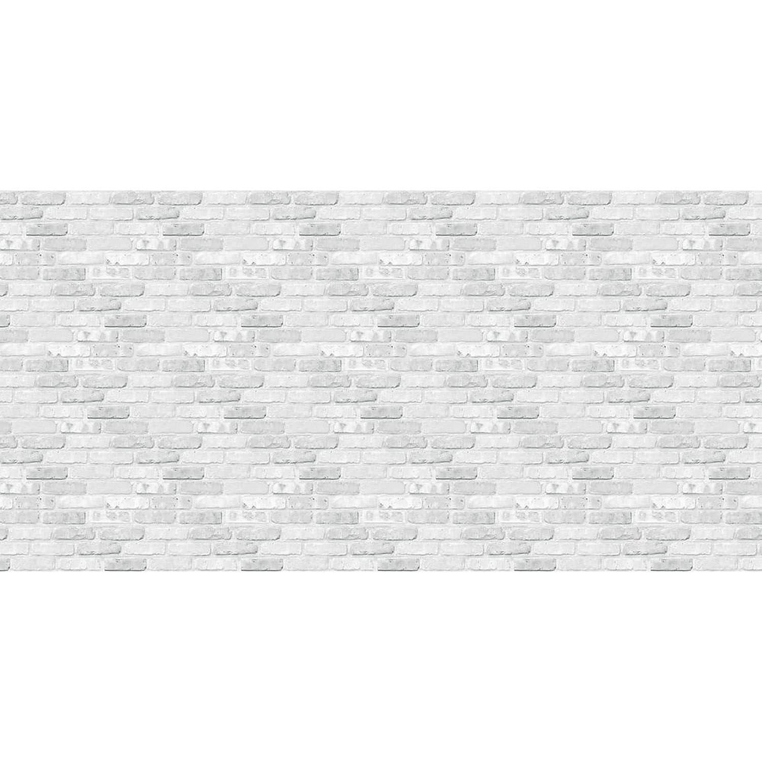 Fadeless Bulletin Board Paper, Fade-Resistant Paper for Classroom Decor, 48” x 50’, White Brick, 1 Roll