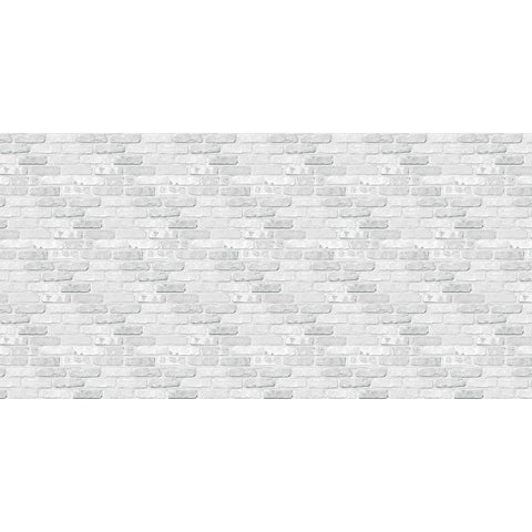 Fadeless Bulletin Board Paper, Fade-Resistant Paper for Classroom Decor, 48” x 50’, White Brick, 1 Roll