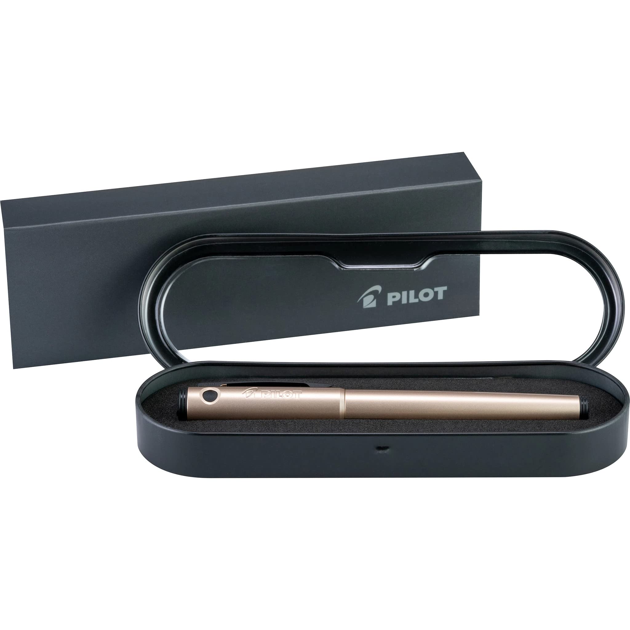 PILOT Explorer Lightweight Fountain Pen in Gift Box; Gold Barrel, Medium Nib (16916)
