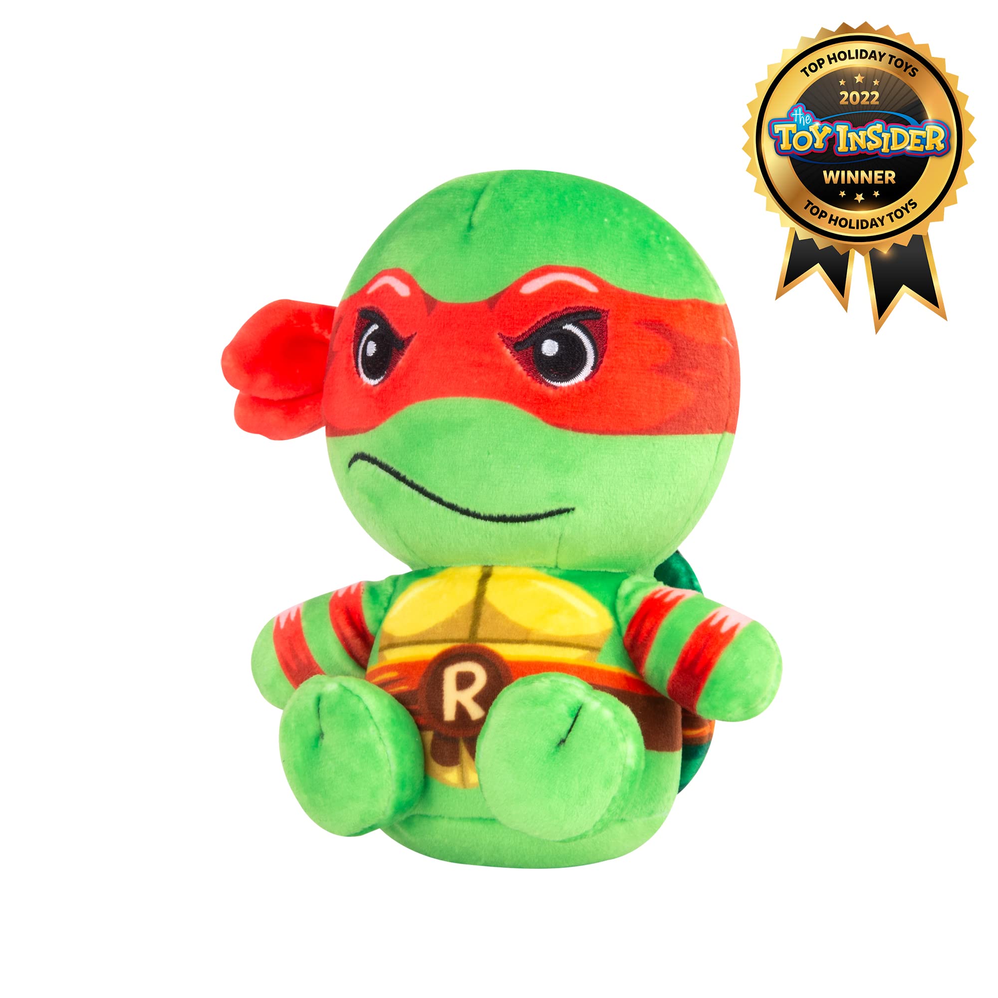 Club Mocchi-Mocchi- Teenage Mutant Ninja Turtles Plush - TMNT Raphael Plushie - Ninja Turtle Stuffed Animal Toys and Room Decor - Plush Collectible TMNT Figures - 6 inch