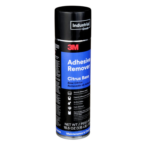 3M Adhesive Remover Citrus Base 6041, Net Wt 18.5 oz, Pale Yellow