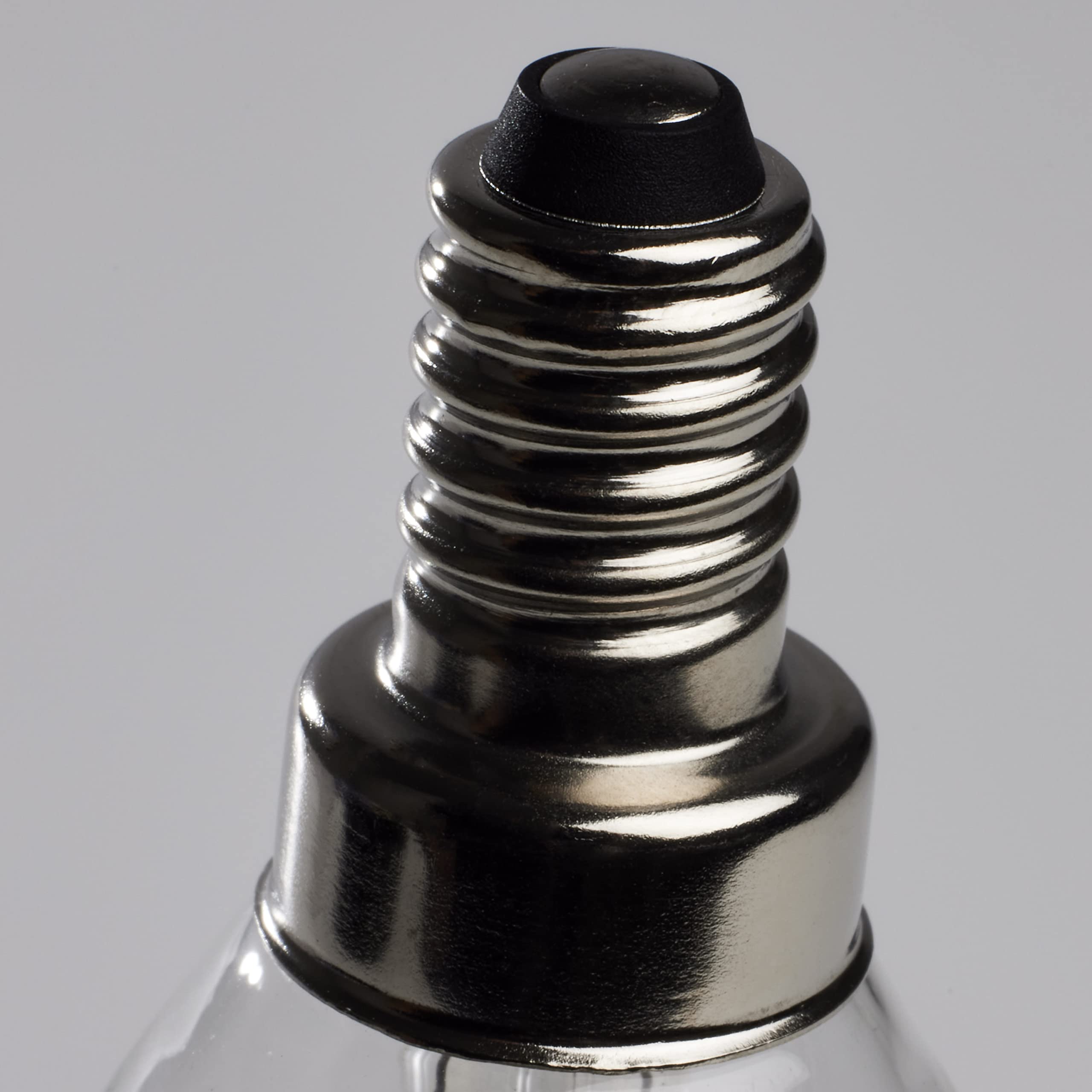 Satco 4 Watt B11 LED Filament Candle Light Bulbs - Clear - E12 Candelabra Base - 90 CRI - 3000K Soft White - 350 Lumens - 120 Volts - Dimmable - Wet Location (6 Bulbs)