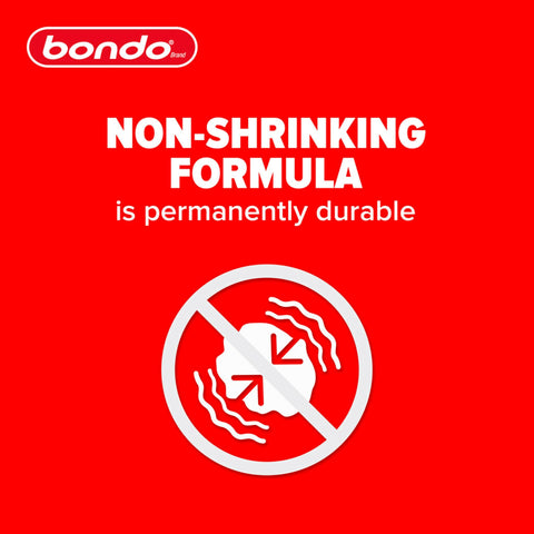Bondo Body Filler, Original Formula for Fast, Easy Repair & Restoration for your Vehicle, 00262, Filler 1.57 lb and Hardener 0.75 oz, 1 Can