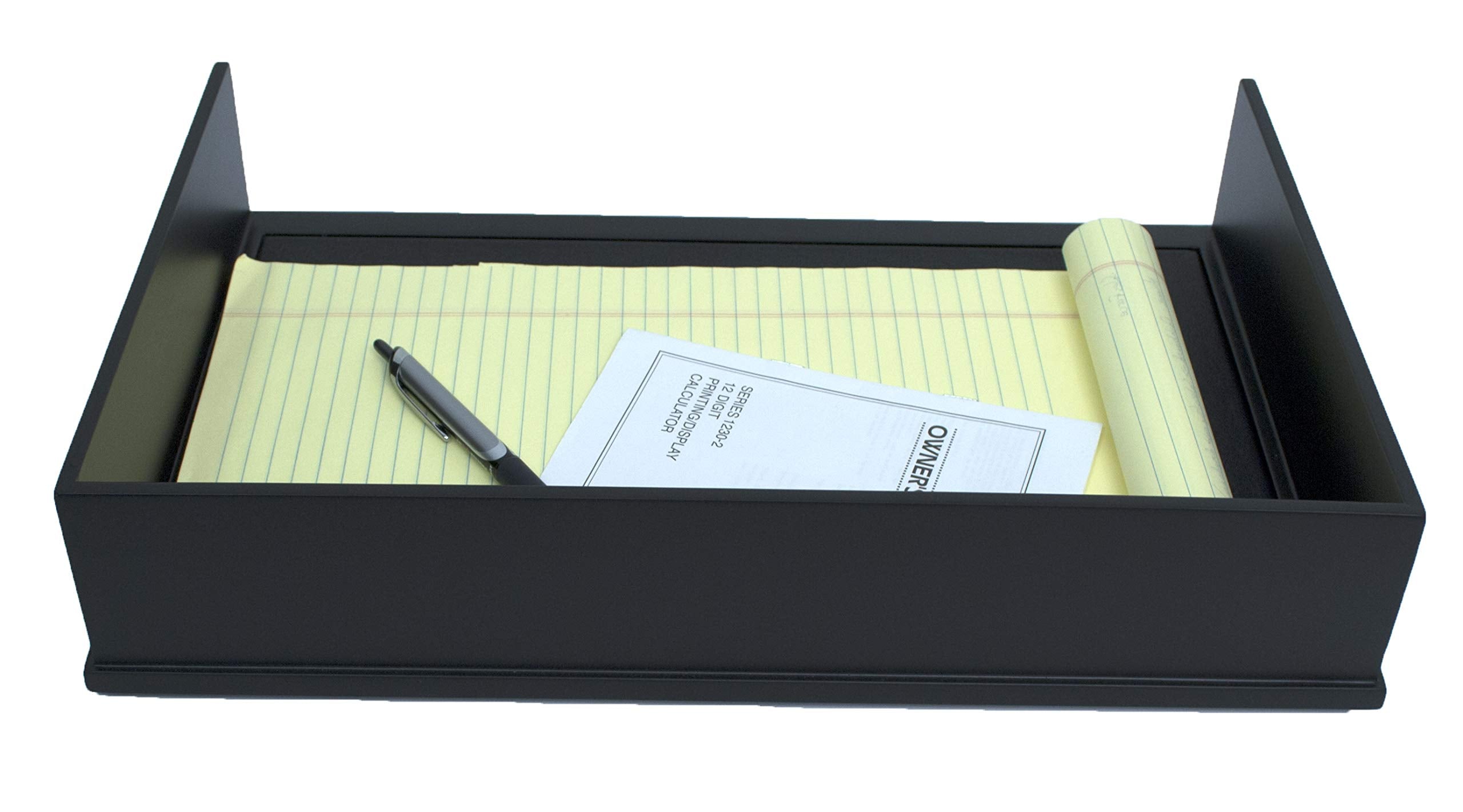 Victor Midnight Black Collection, Legal Size Letter Tray, Black, (1168-5)