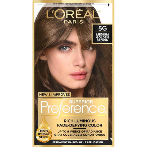L’Oreal ParisSuperior Preference - 5G Medium Golden Brown (Warmer) 1 Each